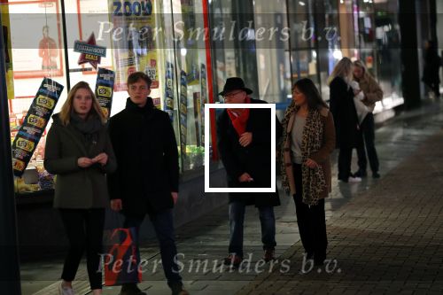 Amsterdam 10 februari 2020
Youp v t Hek  en zijn vrouw Debbie Petter . Youp eet een pepermuntje