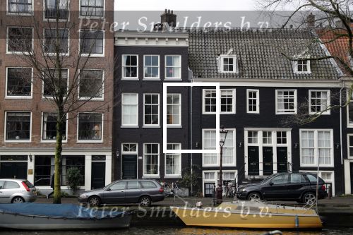 Amsterdam 28 januari 2020
Youp v t Hek op zijn fiets op de gracht waar hij weer in een huis woont.