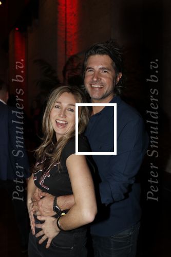 Amsterdam 29 januari 2020
Gala van het vergeten kind bij de westergasfabriek. Zangeres Do ( Dominique v Hulst) met haar man Mark