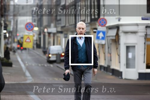Amsterdam 4 maart 2021
Andre v Duin thuis in zijn huis en op straat op de grachten in Amsterdam.