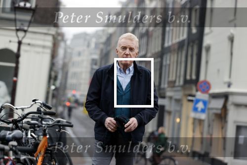 Amsterdam 4 maart 2021
Andre v Duin thuis in zijn huis en op straat op de grachten in Amsterdam.