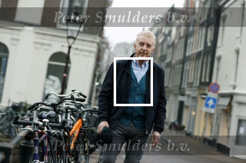 Amsterdam 4 maart 2021
Andre v Duin thuis in zijn huis en op straat op de grachten in Amsterdam.