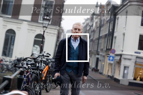 Amsterdam 4 maart 2021
Andre v Duin thuis in zijn huis en op straat op de grachten in Amsterdam.