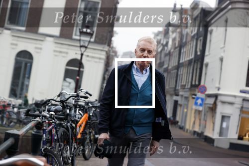 Amsterdam 4 maart 2021
Andre v Duin thuis in zijn huis en op straat op de grachten in Amsterdam.