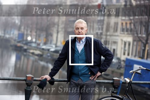 Amsterdam 4 maart 2021
Andre v Duin thuis in zijn huis en op straat op de grachten in Amsterdam.