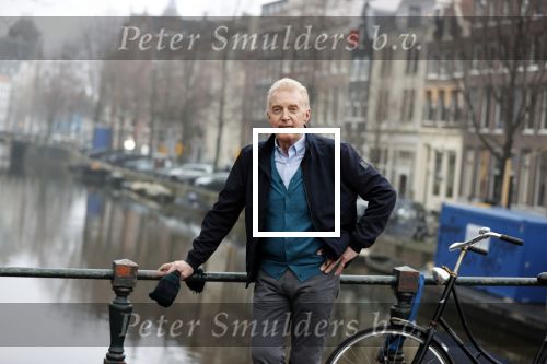 Amsterdam 4 maart 2021
Andre v Duin thuis in zijn huis en op straat op de grachten in Amsterdam.