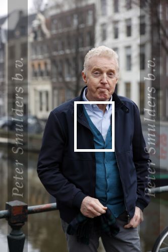 Amsterdam 4 maart 2021
Andre v Duin thuis in zijn huis en op straat op de grachten in Amsterdam.