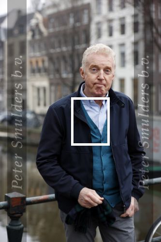 Amsterdam 4 maart 2021
Andre v Duin thuis in zijn huis en op straat op de grachten in Amsterdam.