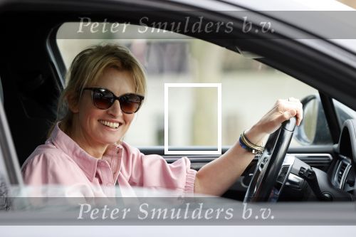 Amstelveen 25 februari 2021
Anouk Smulders achter het stuur van haar auto