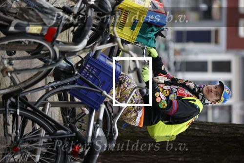 Amsterdam 4 maart 2021
Bas Kosters op de fiets in Amsterdam