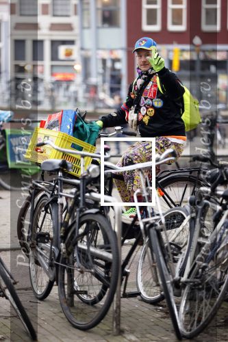 Amsterdam 4 maart 2021
Bas Kosters op de fiets in Amsterdam