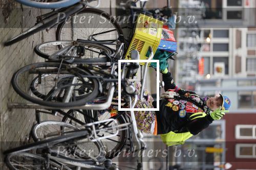 Amsterdam 4 maart 2021
Bas Kosters op de fiets in Amsterdam