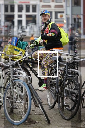 Amsterdam 4 maart 2021
Bas Kosters op de fiets in Amsterdam