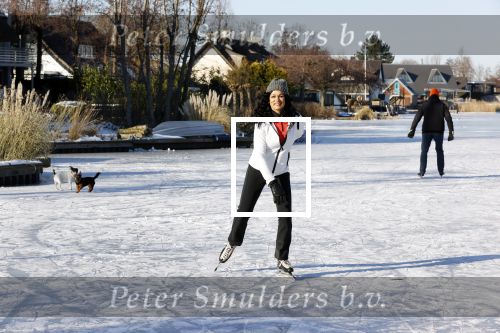 Loosdrecht 13 februari 2021
Chimene v Oosterhout schaatsend op de Loosdrechtse plassen.