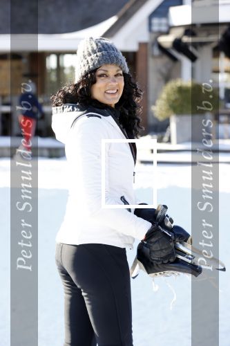 Loosdrecht 13 februari 2021
Chimene v Oosterhout schaatsend op de Loosdrechtse plassen.
