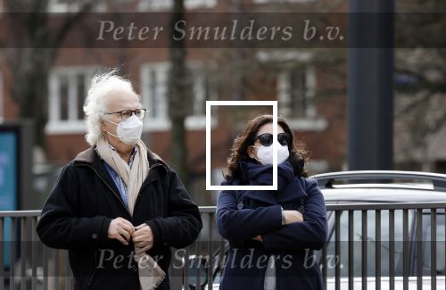 Amsterdam 24 februari 2021
Eddy habbema metzijn vrouw incl mondkapjes wachtend op de tram