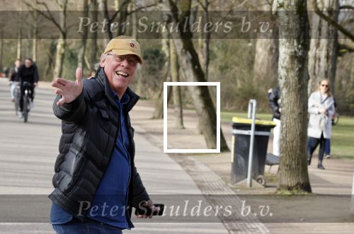 Amsterdam 24 februari 2021
Jack Spijkerman wandelend door het vondelpark