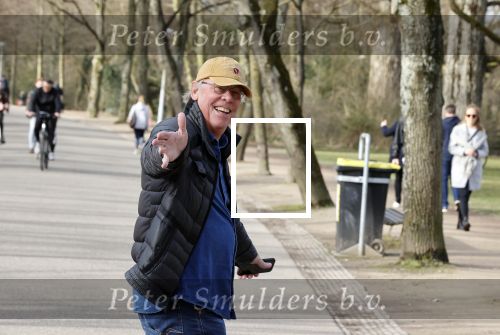 Amsterdam 24 februari 2021
Jack Spijkerman wandelend door het vondelpark