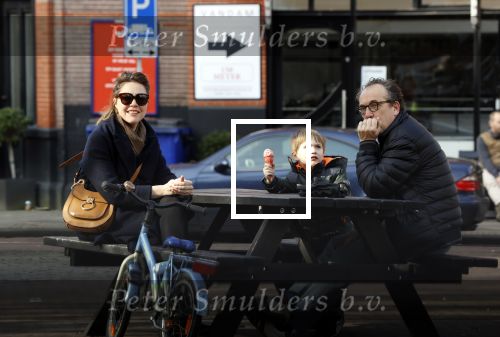 Amsterdam 21 februari 2021
Joost Nijsen  met zijn vriendin en ex van Joost Zwagerman Maaike Pereboom. Maaike heeft een zoontje van Joost Zwagerman