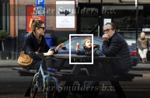Amsterdam 21 februari 2021
Joost Nijsen  met zijn vriendin en ex van Joost Zwagerman Maaike Pereboom. Maaike heeft een zoontje van Joost Zwagerman