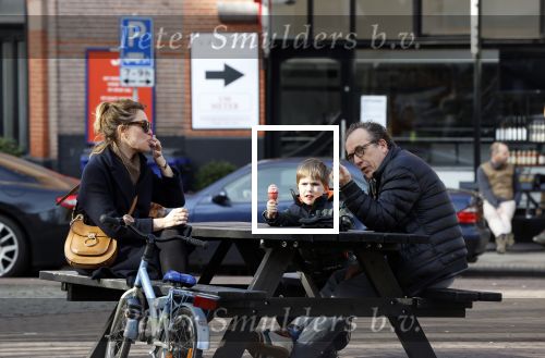 Amsterdam 21 februari 2021
Joost Nijsen  met zijn vriendin en ex van Joost Zwagerman Maaike Pereboom. Maaike heeft een zoontje van Joost Zwagerman