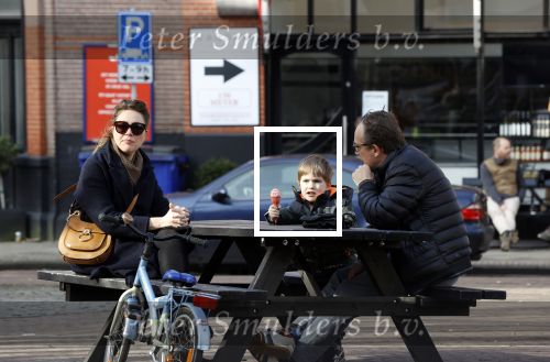 Amsterdam 21 februari 2021
Joost Nijsen  met zijn vriendin en ex van Joost Zwagerman Maaike Pereboom. Maaike heeft een zoontje van Joost Zwagerman