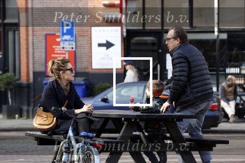 Amsterdam 21 februari 2021
Joost Nijsen  met zijn vriendin en ex van Joost Zwagerman Maaike Pereboom. Maaike heeft een zoontje van Joost Zwagerman