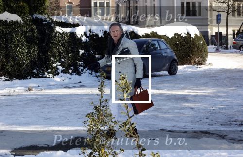 Amsterdam 13 februari 2021
Jort Kelder en Mark Rutte bij vondel CS in het vondelpark.
