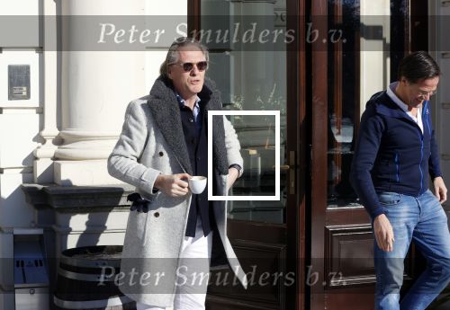 Amsterdam 13 februari 2021
Jort Kelder en Mark Rutte bij vondel CS in het vondelpark.
