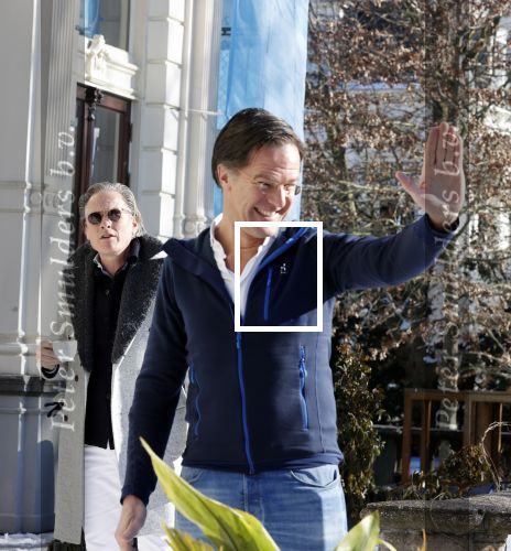Amsterdam 13 februari 2021
Jort Kelder en Mark Rutte bij vondel CS in het vondelpark.