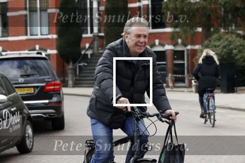 Amsterdam 6 maart 2021
Maarten Spanjer op de fiets in Amsterdam zuid