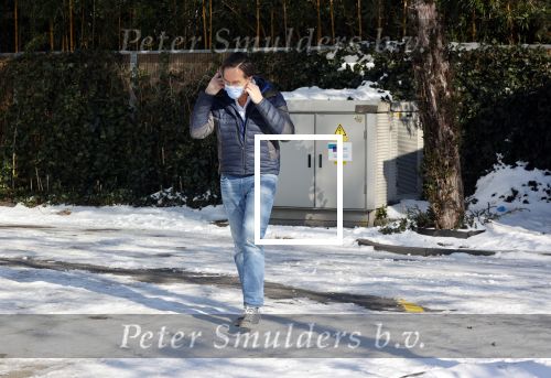 Amsterdam 13 februari 2021
Jort Kelder en Mark Rutte bij vondel CS in het vondelpark.