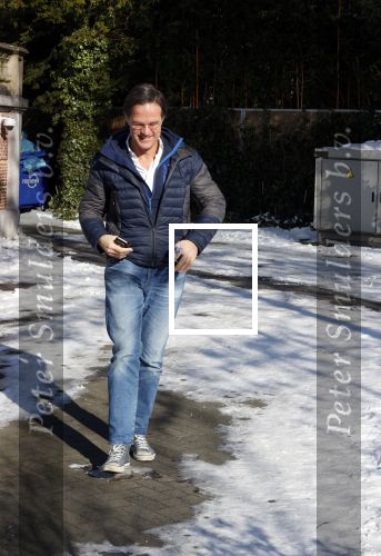 Amsterdam 13 februari 2021
Jort Kelder en Mark Rutte bij vondel CS in het vondelpark.