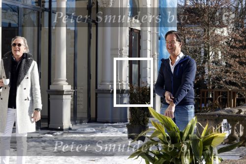 Amsterdam 13 februari 2021
Jort Kelder en Mark Rutte bij vondel CS in het vondelpark.