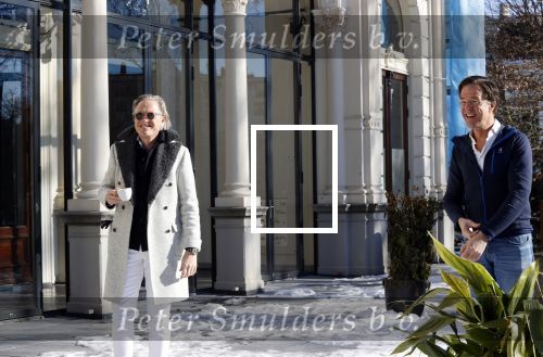 Amsterdam 13 februari 2021
Jort Kelder en Mark Rutte bij vondel CS in het vondelpark.