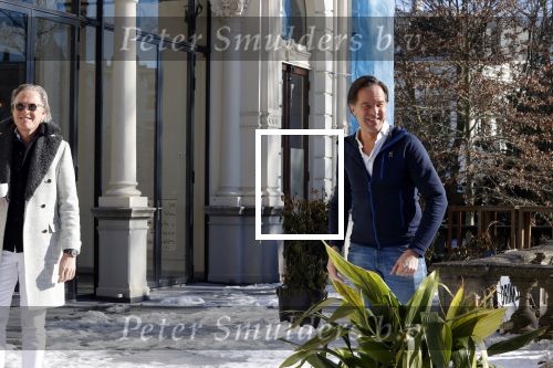 Amsterdam 13 februari 2021
Jort Kelder en Mark Rutte bij vondel CS in het vondelpark.
