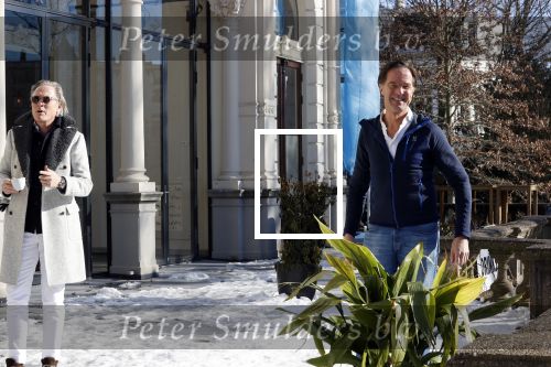 Amsterdam 13 februari 2021
Jort Kelder en Mark Rutte bij vondel CS in het vondelpark.