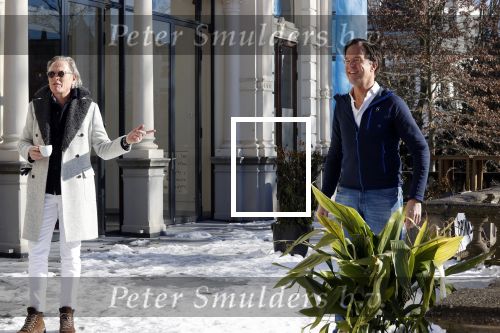 Amsterdam 13 februari 2021
Jort Kelder en Mark Rutte bij vondel CS in het vondelpark.
