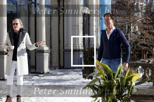 Amsterdam 13 februari 2021
Jort Kelder en Mark Rutte bij vondel CS in het vondelpark.