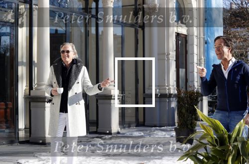 Amsterdam 13 februari 2021
Jort Kelder en Mark Rutte bij vondel CS in het vondelpark.