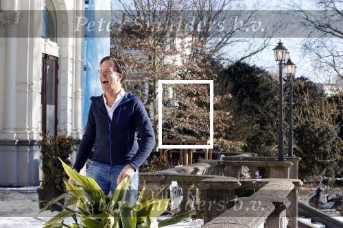 Amsterdam 13 februari 2021
Jort Kelder en Mark Rutte bij vondel CS in het vondelpark.