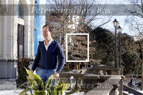 Amsterdam 13 februari 2021
Jort Kelder en Mark Rutte bij vondel CS in het vondelpark.