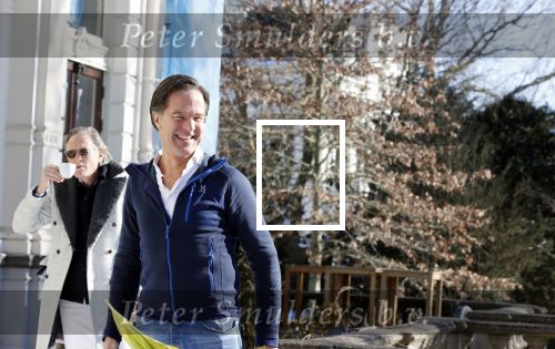 Amsterdam 13 februari 2021
Jort Kelder en Mark Rutte bij vondel CS in het vondelpark.