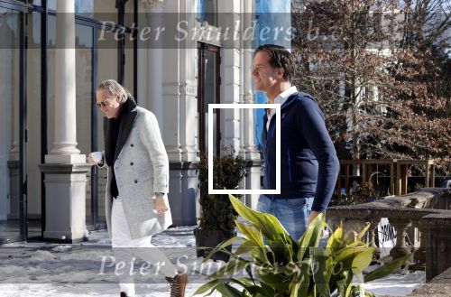 Amsterdam 13 februari 2021
Jort Kelder en Mark Rutte bij vondel CS in het vondelpark.