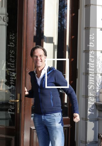 Amsterdam 13 februari 2021
Jort Kelder en Mark Rutte bij vondel CS in het vondelpark.