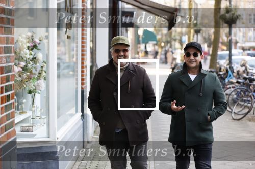 Amsterdam 2 maart 2021
Najib Amhali en Parry Patel in Amsterdam zuid.