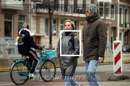 Amsterdam 7 maart 2021
Stijn Fransen met haar nieuwe vriend Siefried Jongsmaa