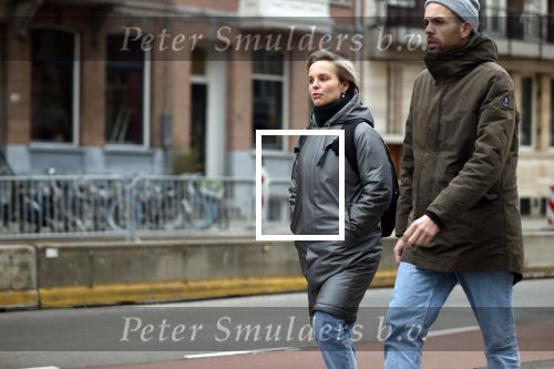 Amsterdam 7 maart 2021
Stijn Fransen met haar nieuwe vriend Siefried Jongsmaa