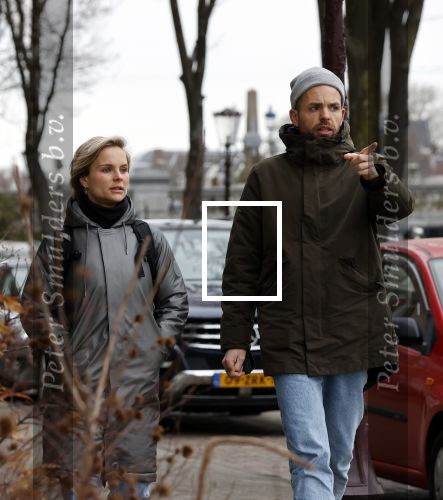 Amsterdam 7 maart 2021
Stijn Fransen met haar nieuwe vriend Siefried Jongsmaa