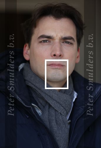 Amsterdam 12 februari 2021
Thierry Baudet en zijn verloofde Davide Heijmans bij de bevroren grachten in Amsterdam.